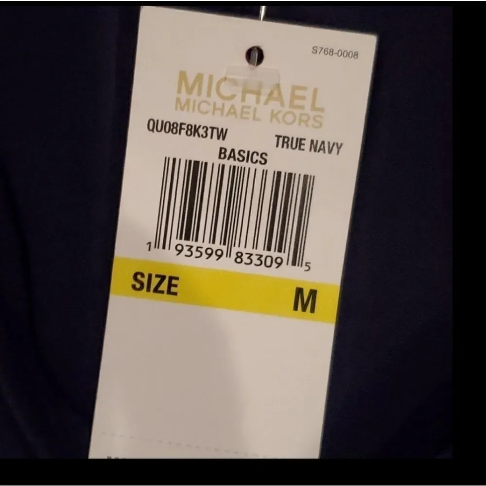 Michael Kors Women’s Blue Zip Front Mini Dress M - Picture 2 of 9